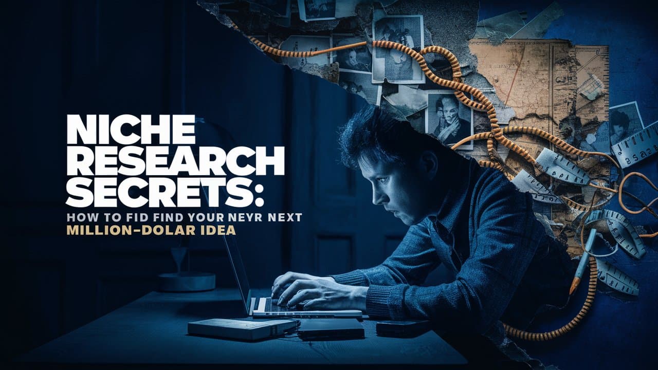 Niche Research Secrets: How to Find Your Next Million-Dollar Idea - Istiak Ahamed