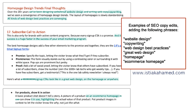 Example of seo copy edits - 10 On-Page SEO Tactics - istiak ahamed